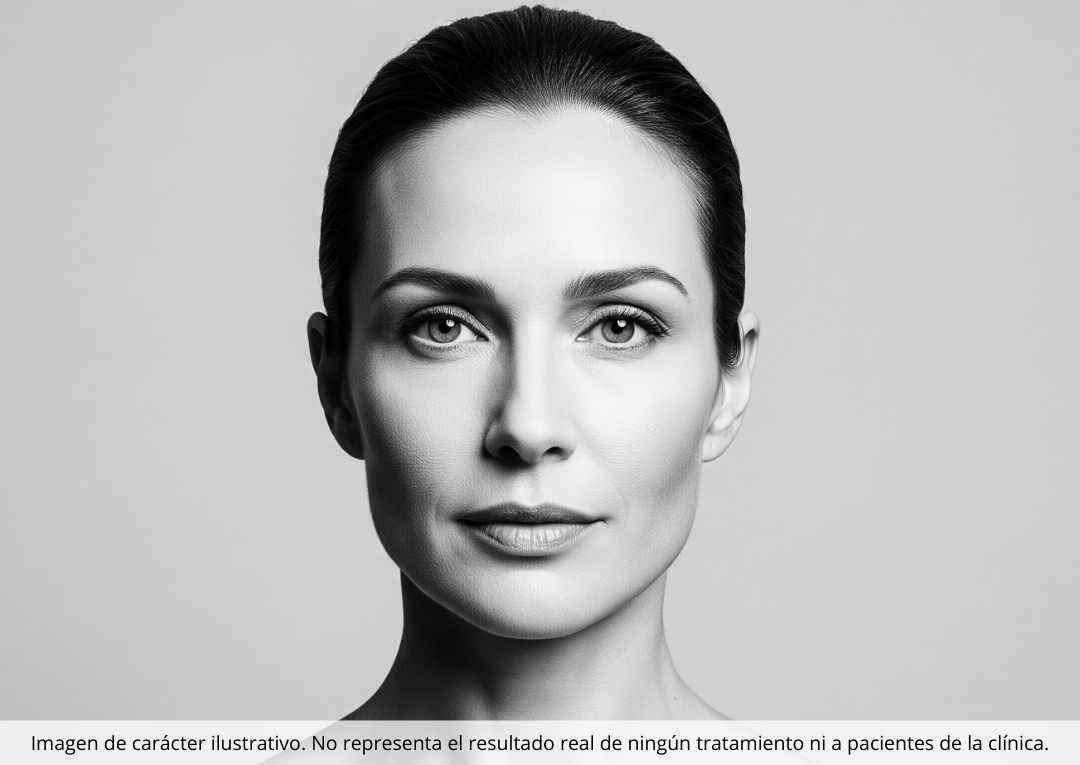 Imagen de una mujer representando el tratamiento para rejuvenecimiento facial con bótox en Tenerife